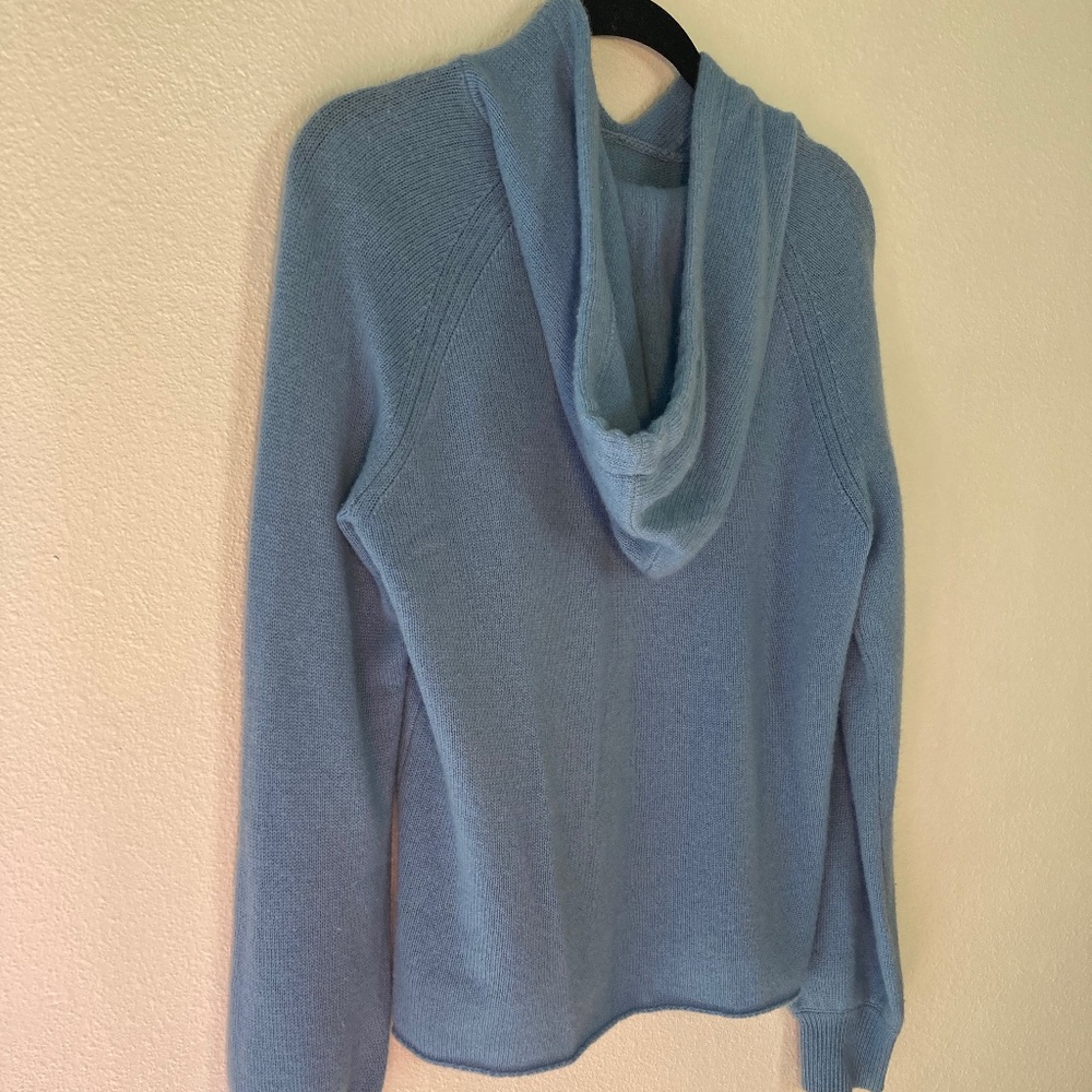vince cashmere raglan sleeve pullover hoodie - Picture 6 of 13